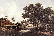 Meindert Hobbema The Water Mill oil painting on canvas
